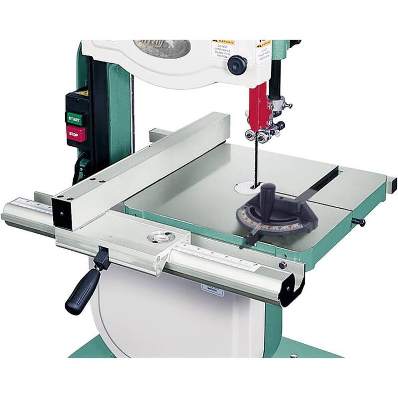 Si no se debe traducir la marca del producto, el título quedaría de la siguiente manera:

Grizzly Industrial 14 in. 1 HP Bandsaw - G0555