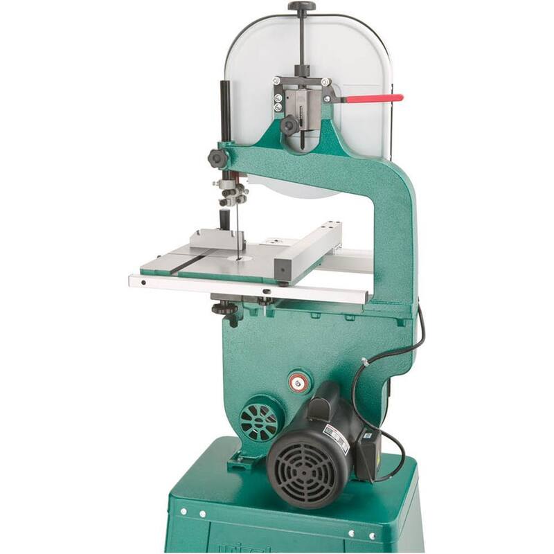 Si no se debe traducir la marca del producto, el título quedaría de la siguiente manera:

Grizzly Industrial 14 in. 1 HP Bandsaw - G0555