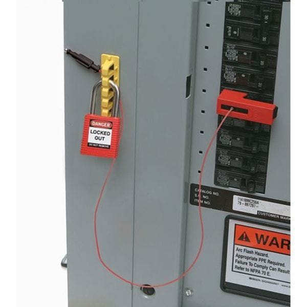 Brady Breaker Lockout, Rail, 4 In, 7 Holes,  - 51256
