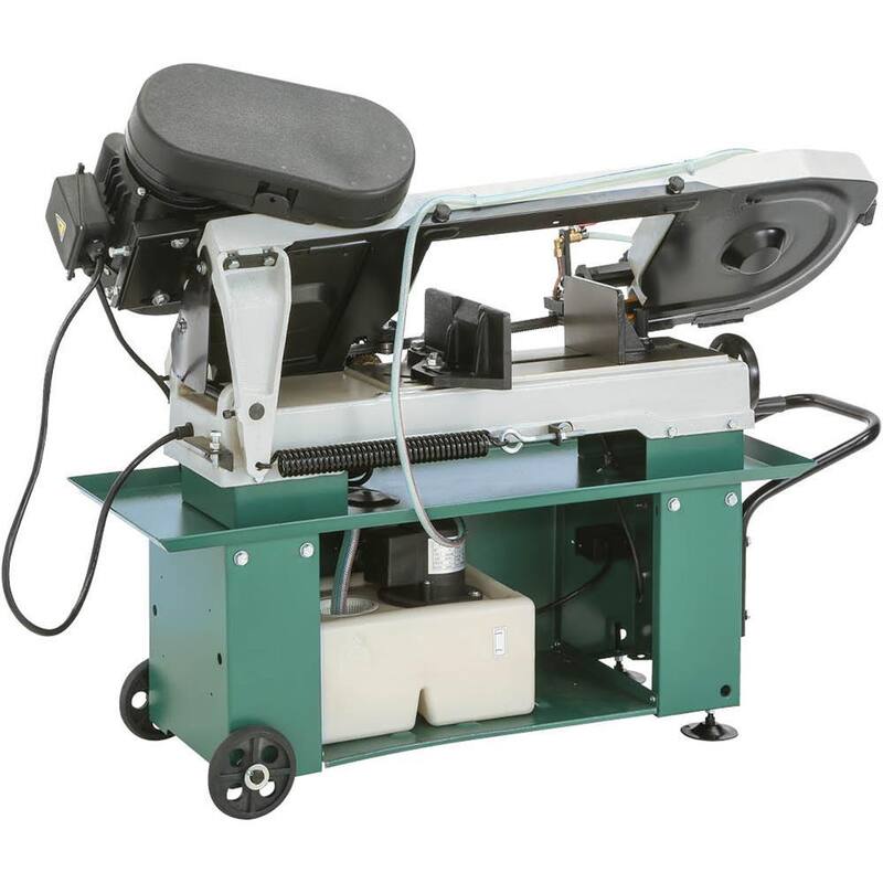 Sierra de cinta para corte de metal de 7 pulgadas x 12 pulgadas, 1 HP - G0561 de Grizzly Industrial