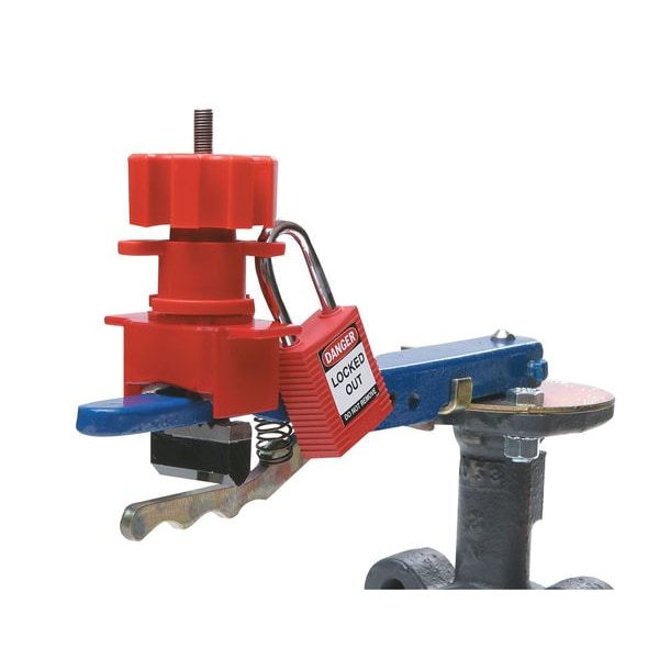 Brady Ball Valve Lockout, Fits Handle Size 1 - 51394