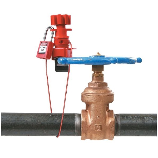 Brady Ball Valve Lockout, Fits Handle Size 1 - 51394