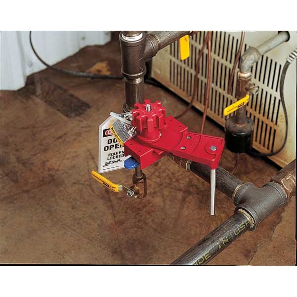 Brady Lockout Valve Base, Fits Sz Up to 1.6 W - 50899