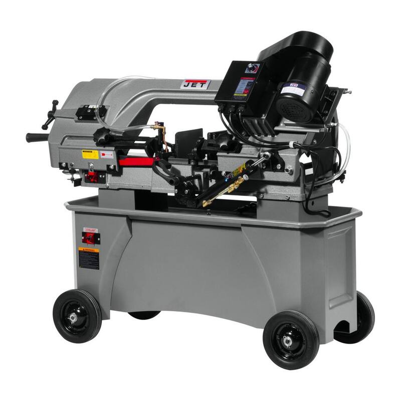 Jet 7 pulgadas x 12 pulgadas 1 HP, Sierra de cinta vertical horizontal de velocidad variable de trabajo del metal de lujo 1Ph - 415560