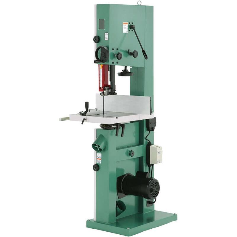 Sierra de cinta de 17 pulgadas y 2 HP con trunnión de hierro fundido - G0513X2 de Grizzly Industrial