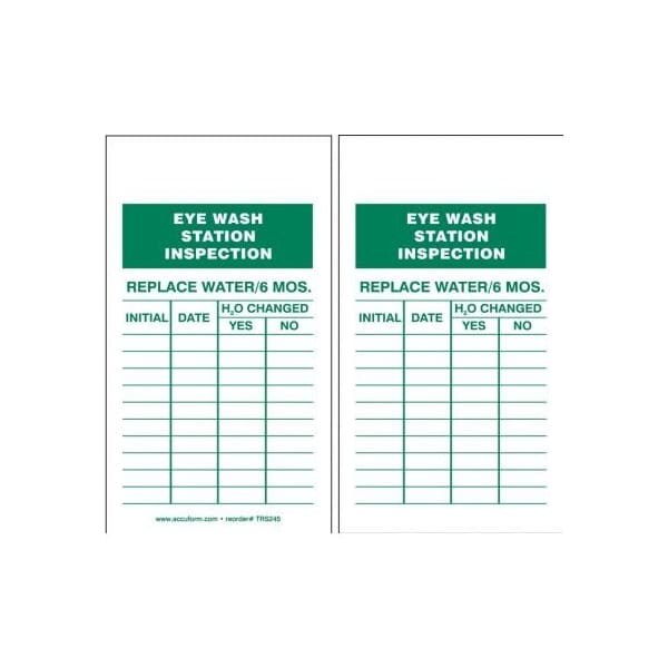 Accuform PF-Cardstock, 3-1/4 in Width, 1/4 in Height, , 5 PK - TRS245PTM