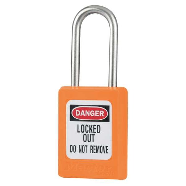 Master Lock Lockout Padlock, KA, Orange, 1-13/16"H, PK12 - S33KAS12ORJ
