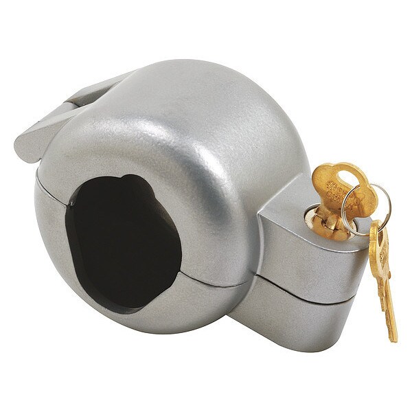 Primeline Tools Door Knob Lock-Out Device, Diecast Construction, Gray Painted Color (Single Pack) - MP4180