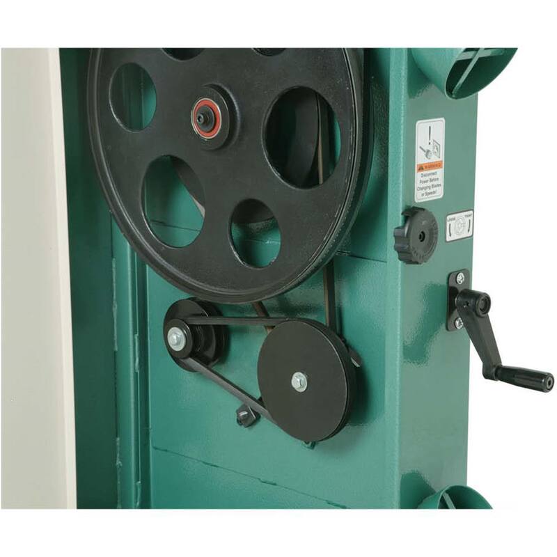 Sierra de cinta de metal/madera de 17 pulgadas con motor inversor de 2 HP - G0640X de Grizzly Industrial