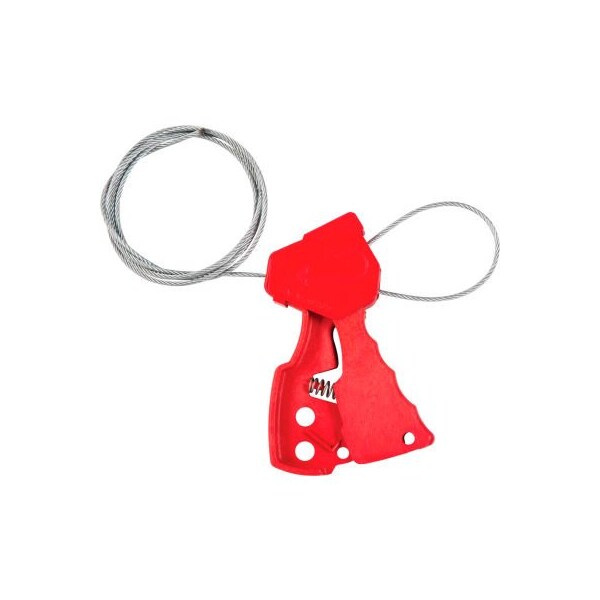 Brady Brady 65318 Cable Lockout With 6' L Cable, Nylon, 1-1/8"W x 6-1/2"H - 65318