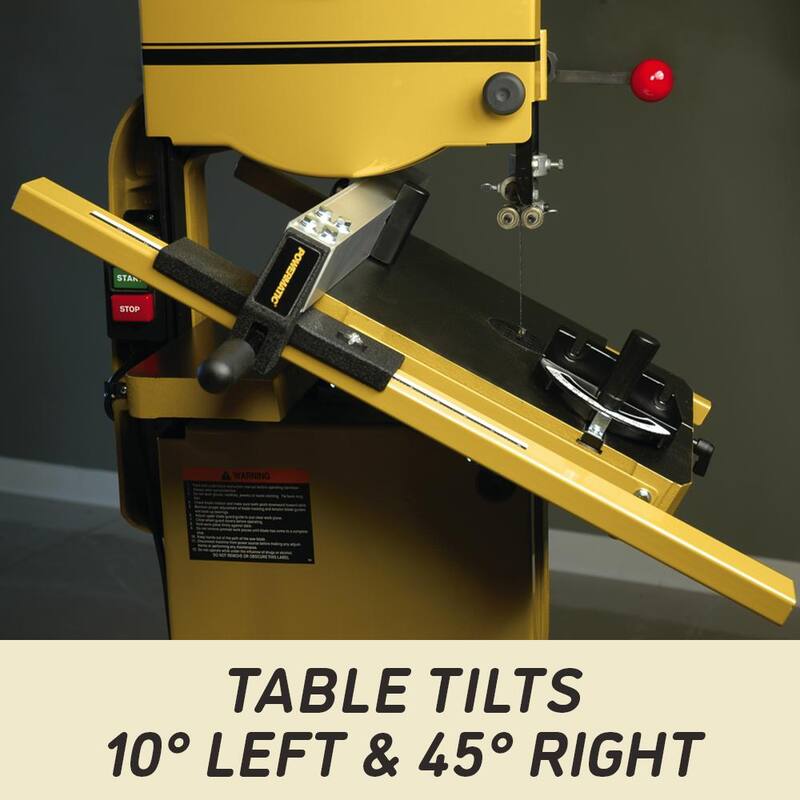 Si marca del producto: Powermatic PWBS-14CS 115-Volt/230-Volt 1.5 HP 1PH Band Saw - 1791216K