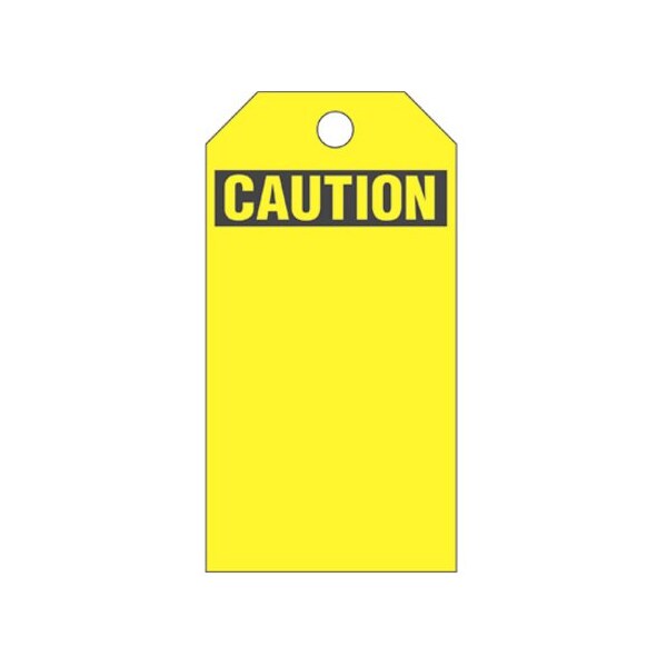 Panduit Safety Tag, Vinyl, 3in Width, 5.75in Height - PVT-113-Q