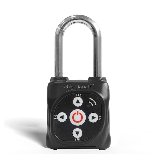 Egeetouch Smart LOTO Padlock, Lockout Tagout - Black - 5-05105-99