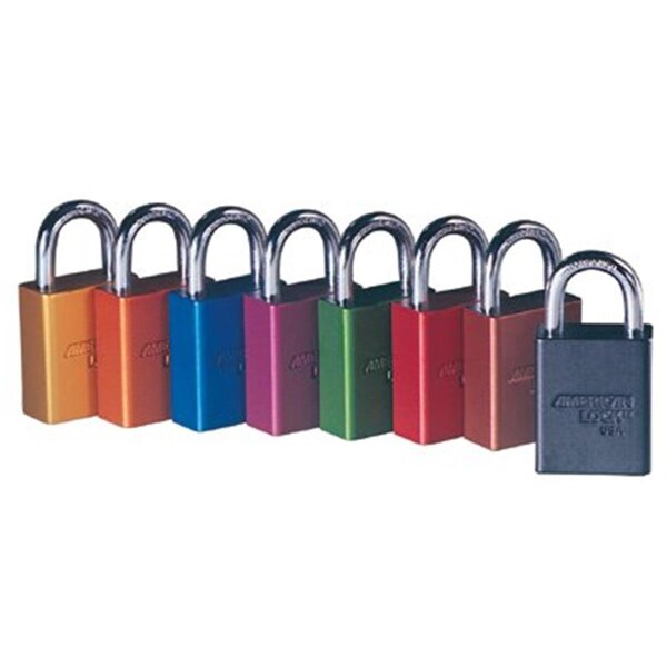 Light House Beauty Black Safety Lock-Out Padlock Aluminum Bo - LI112177