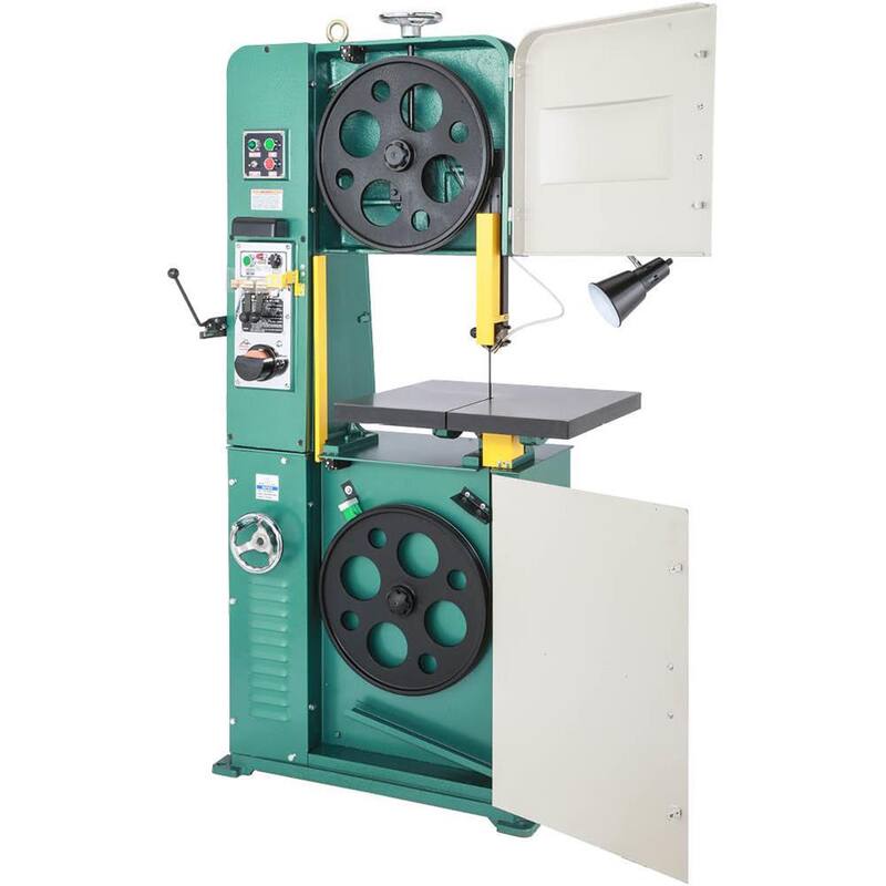 Si te puedo ayudar a traducir el título sin mencionar la marca del producto:

"Sierra de cinta vertical para corte de metal de 18 pulgadas y 2 HP de velocidad variable - G0807"