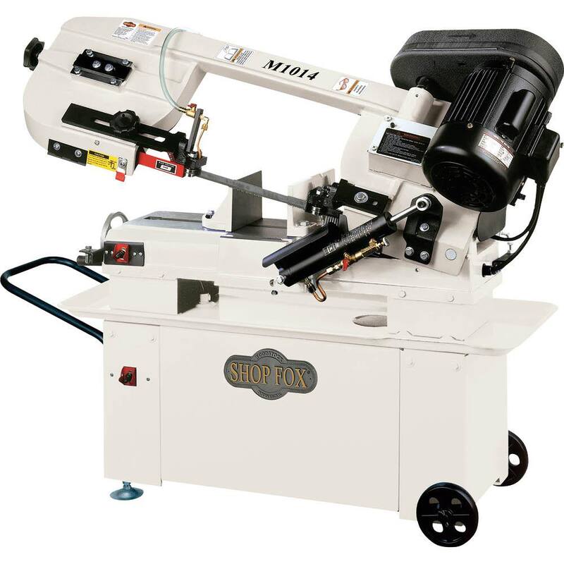 Shop Fox 7 pulgadas x 12 pulgadas 1 HP Sierra de Cinta para Corte de Metal - M1014