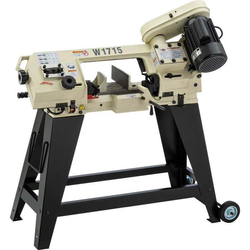 Sierra de cinta para corte de metal de 4-1/2 pulgadas x 6 pulgadas y 3/4 HP - W1715 de Shop Fox