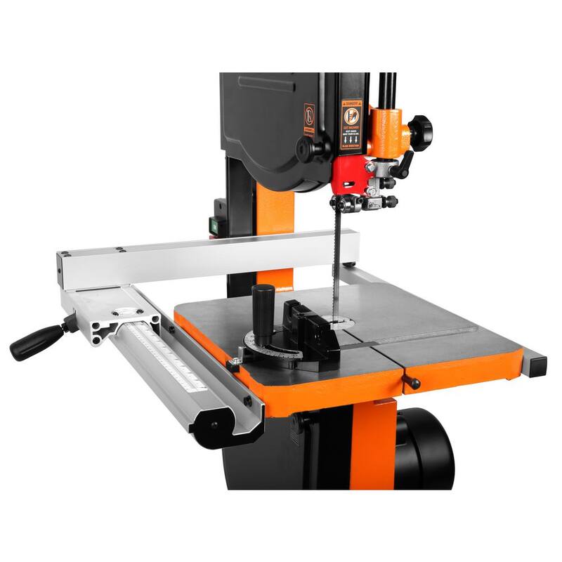 Si deseas usar la marca del producto en español, sería: Sierra de cinta industrial de 2 velocidades y doble voltaje de 1 HP de WEN de 14 pulgadas - BA1411.