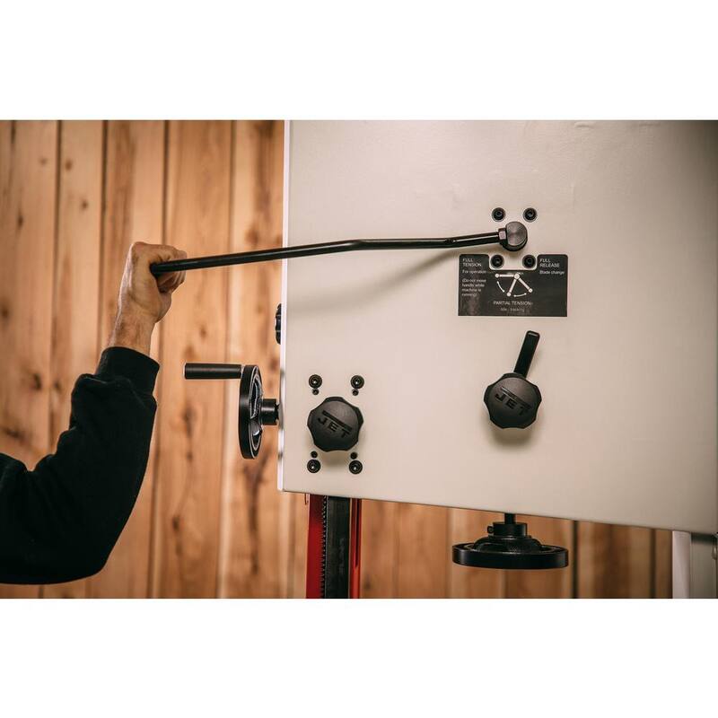 Sierra de cinta vertical para carpintería de madera de 15 pulgadas y 1.75 HP, 115/230 voltios, JWBS-15 - 714600