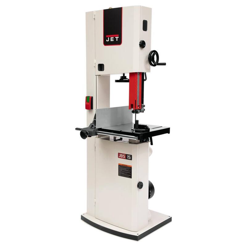 Sierra de cinta vertical para carpintería de madera de 15 pulgadas y 1.75 HP, 115/230 voltios, JWBS-15 - 714600