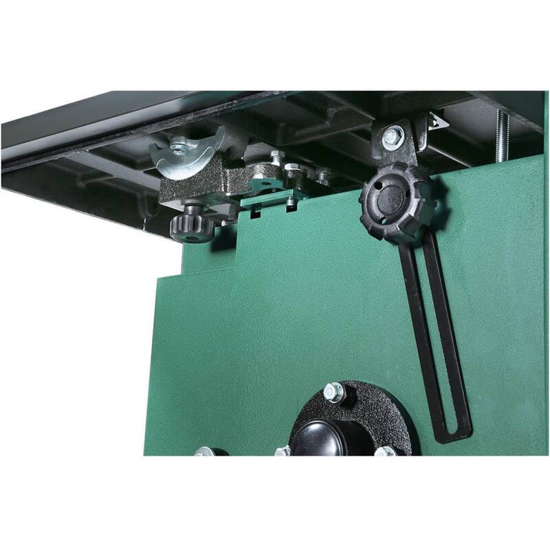 Sierra de cinta vertical para madera/metal de 13-1/2 pulgadas y 1-1/4 HP - G0621X de Grizzly Industrial.