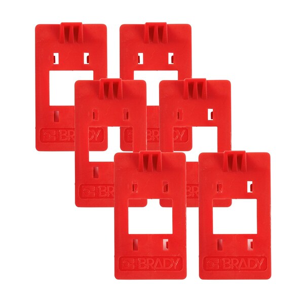 Brady Detachable Cleat for Clamp-On Circuit Breaker Lockout 120/277 Volt 6PK - 177594