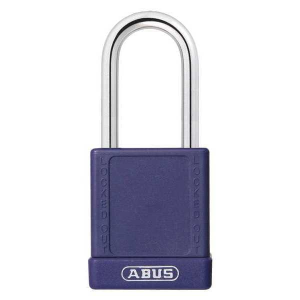 Abus Lockout Padlock, KA, Purple, 1-3/4"H, PK6 - 19655