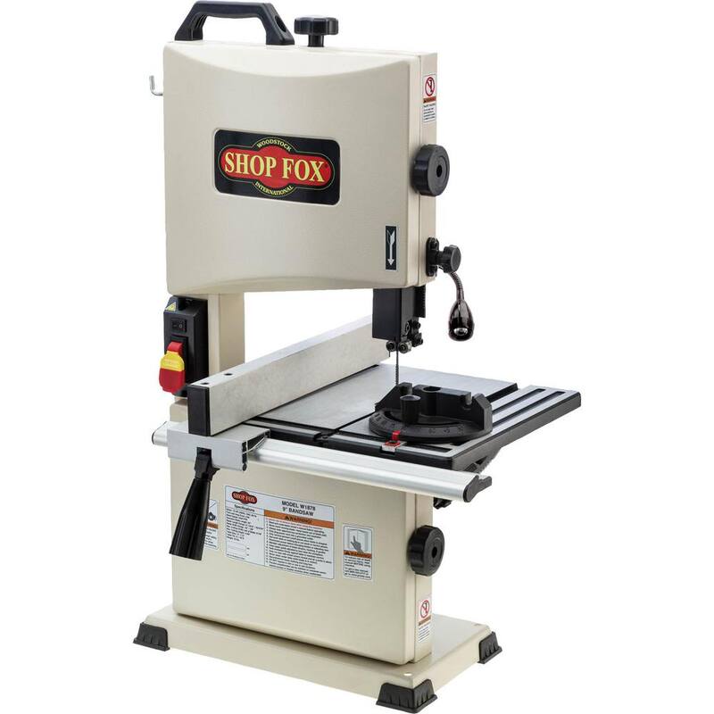 Sierra de cinta de banco de 9 pulgadas Shop Fox - W1878