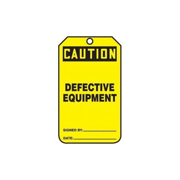 Accuform RP-Plastic, 3-1/4 in Width, 0.075 in Height, , 25 PK - MDT631PTP