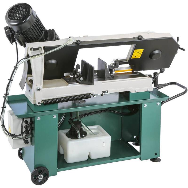 Sierra de cinta para corte de metal de 7 pulgadas x 12 pulgadas y 1-1/2 HP - G9743 de Grizzly Industrial