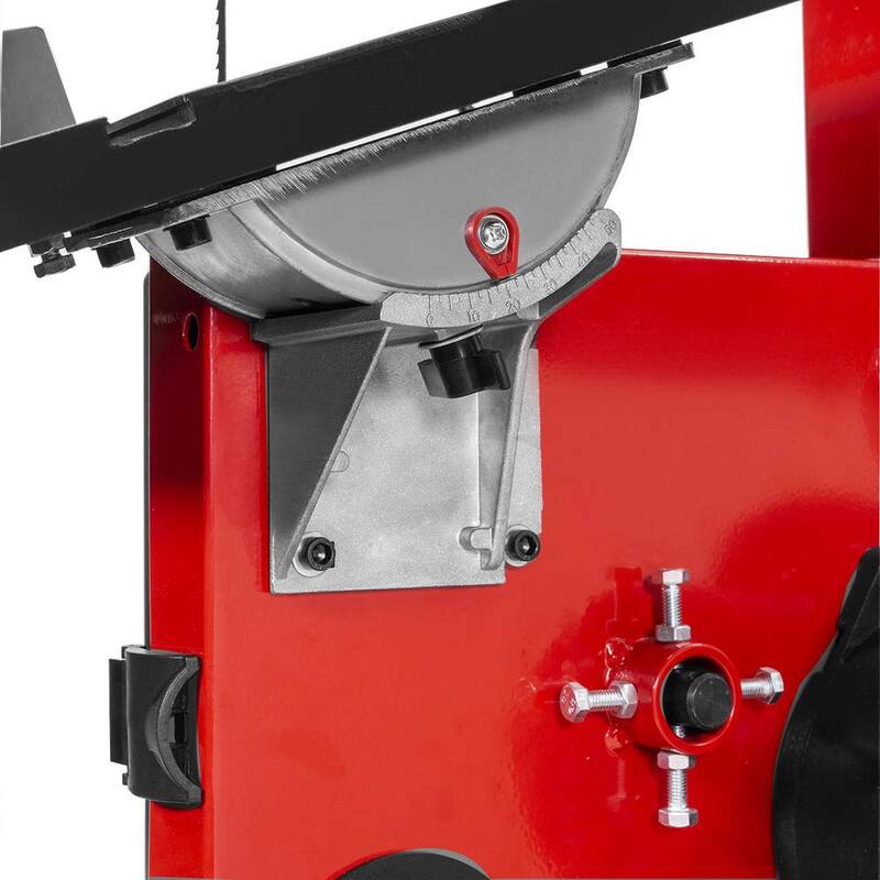 Si, claro. El título traducido sería: "Sierra de cinta estacionaria para corte de madera XtremepowerUS de 9 pulgadas, 3 amperios y 2340 RPM con puerto de colección de polvo - 46002-H"