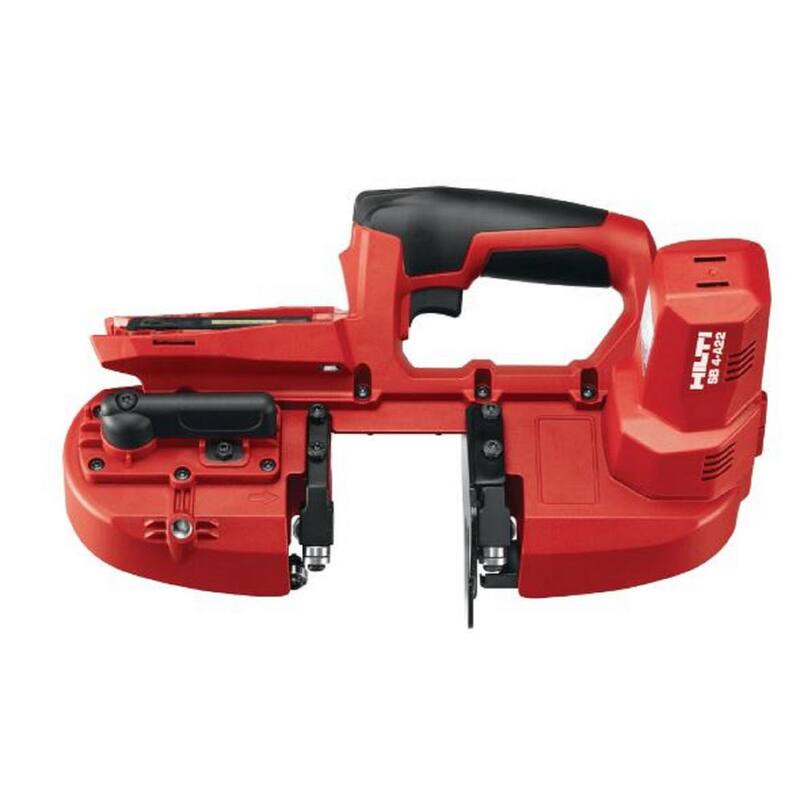 Sierra de banda inalámbrica Hilti de 22 voltios SB 4-A22 de ion de litio con luz LED y profundidad de corte de 2-12 pulgadas (herramienta solamente) - 2149567