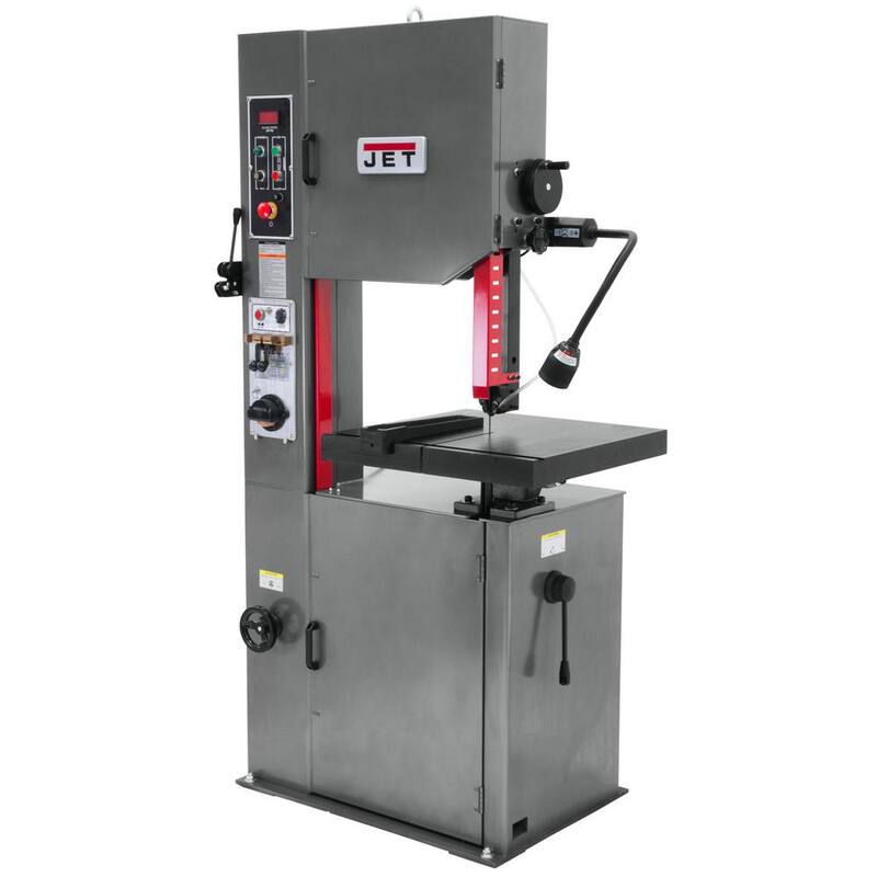 Si la marca del producto no se debe traducir, el título sería: Jet VBS-1408 14 in. Vertical Bandsaw - 414483