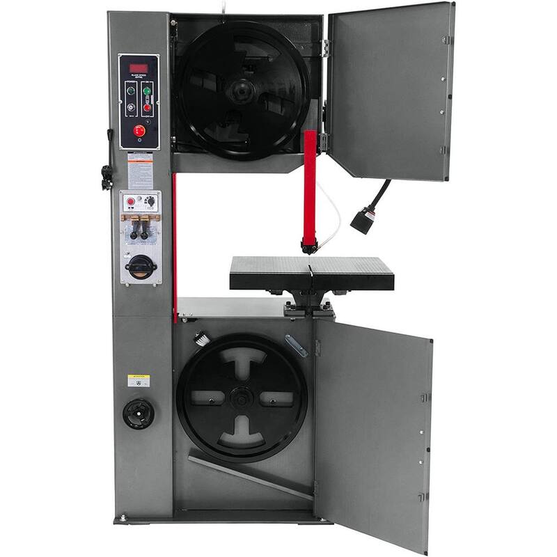 Si la marca del producto no se debe traducir, el título sería: Jet VBS-1408 14 in. Vertical Bandsaw - 414483