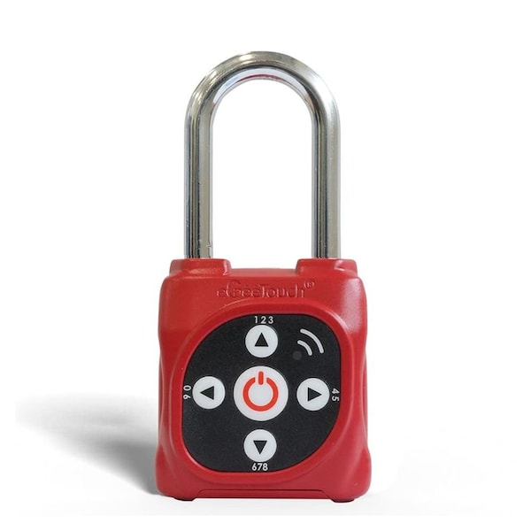 Egeetouch Smart LOTO Padlock, Lockout Tagout - Red - 5-05105-97