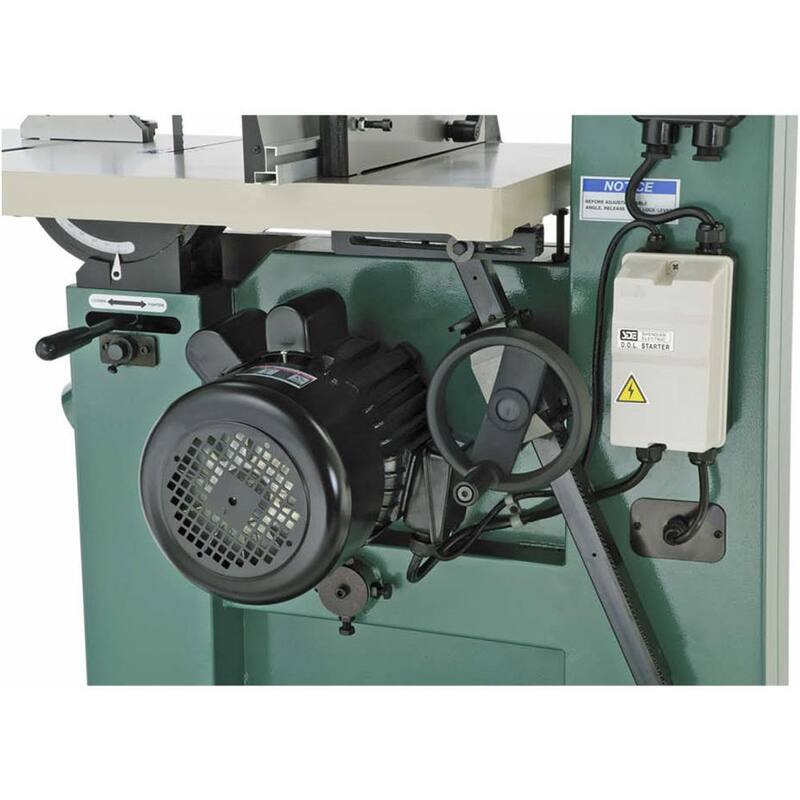 Grizzly Industrial 21 in. 5 HP Sierra de Cinta Industrial con Freno - G0531B