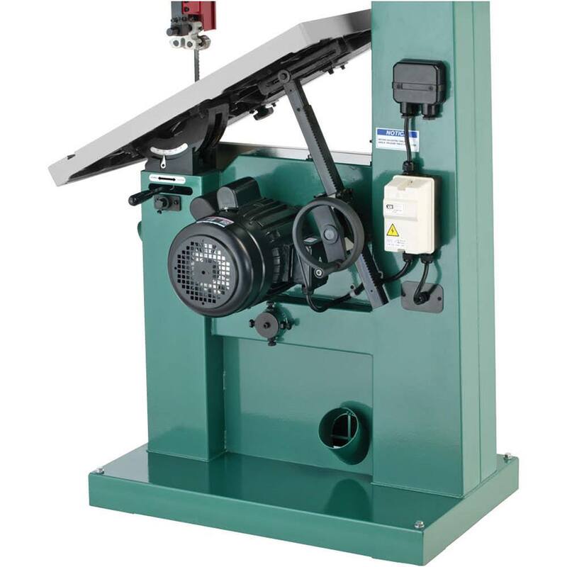 Grizzly Industrial 21 in. 5 HP Sierra de Cinta Industrial con Freno - G0531B