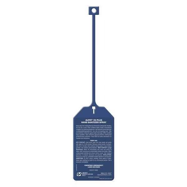 Best Sanitizers Safety Tag, Alpet E2 Sanitizing Foam Soap, Plastic, 3 in Width, 13 in Height, Write On Surface: No - USP20092
