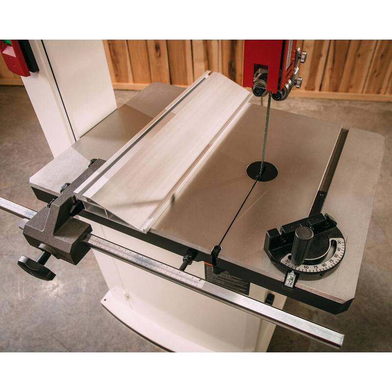 Sierra de banda vertical para carpintería de 5 HP de 20 pulgadas, 230 voltios, 2 velocidades, JWBS-20-5 - 714850