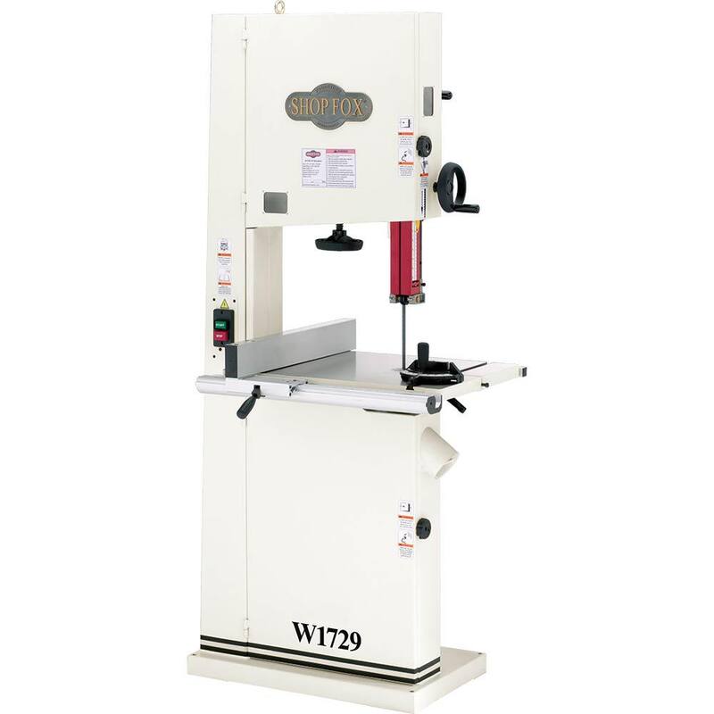 Sierra de cinta de 2 HP de 19 pulgadas - W1729 de Shop Fox