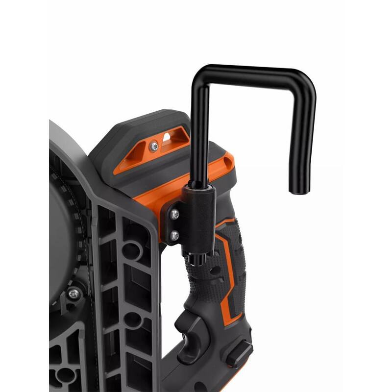Kit de sierra de banda compacta inalámbrica de 18V RIDGID con batería de salida máxima de 18V 4.0 Ah y cargador - R8604B-AC9840.