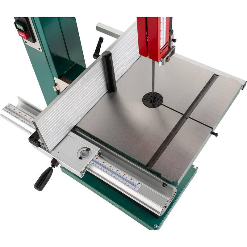 Grizzly Industrial Sierra de Cinta de 17 pulgadas y 2 HP con Reborde de Reaserrado y Barra - G0513Z