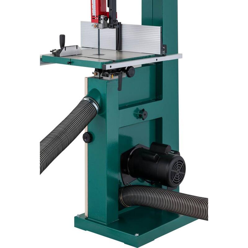 Grizzly Industrial Sierra de Cinta de 17 pulgadas y 2 HP con Reborde de Reaserrado y Barra - G0513Z