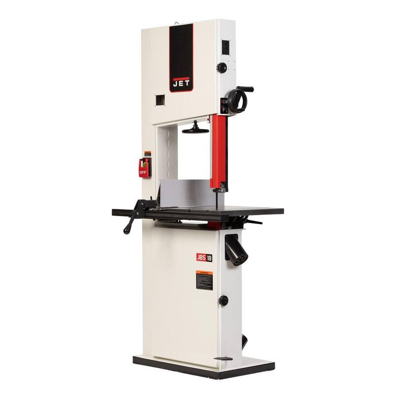 Si el título no incluye el nombre de la marca del producto, la traducción sería: Sierra de cinta para trabajar la madera de 18 pulgadas JWBS-18SFX, 1.75HP 1PH 115 voltios - JT1-549.