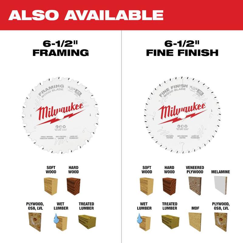 Si no estás seguro sobre la marca, la traducción sería: Sierra circular inalámbrica sin escobillas de iones de litio Milwaukee M18 FUEL 18V de 6-1/2 pulgadas con batería de alta capacidad XC 8.0 Ah - 2833-20-48-11-1880.