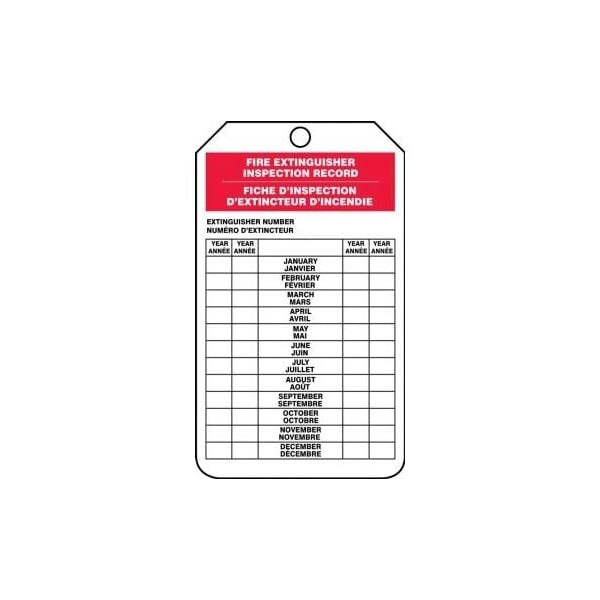 Accuform Plastic, 3 in Width, 0.31 in Height, , 25 PK - FBTRS217PTP