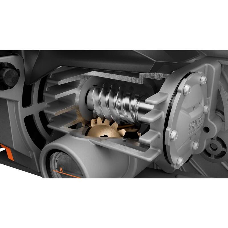 Sierra circular de tipo Worm Drive RIDGID THRUCOOL de 15 amperios y 7-1/4 pulgadas - R32104