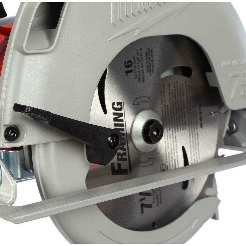 Sierra circular Milwaukee 15 amperes 7-1/4 pulgadas Tilt-Lok con estuche rígido - 6390-21