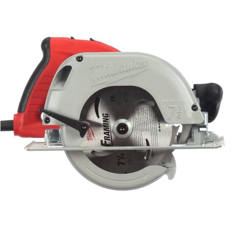 Sierra circular Milwaukee 15 amperes 7-1/4 pulgadas Tilt-Lok con estuche rígido - 6390-21