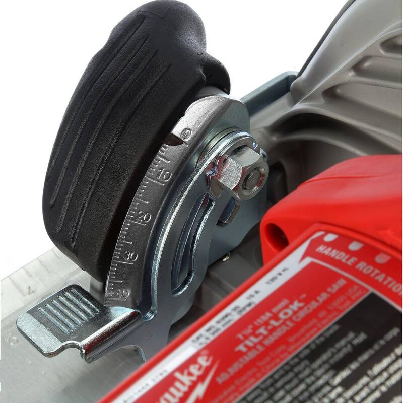 Sierra circular Milwaukee 15 amperes 7-1/4 pulgadas Tilt-Lok con estuche rígido - 6390-21